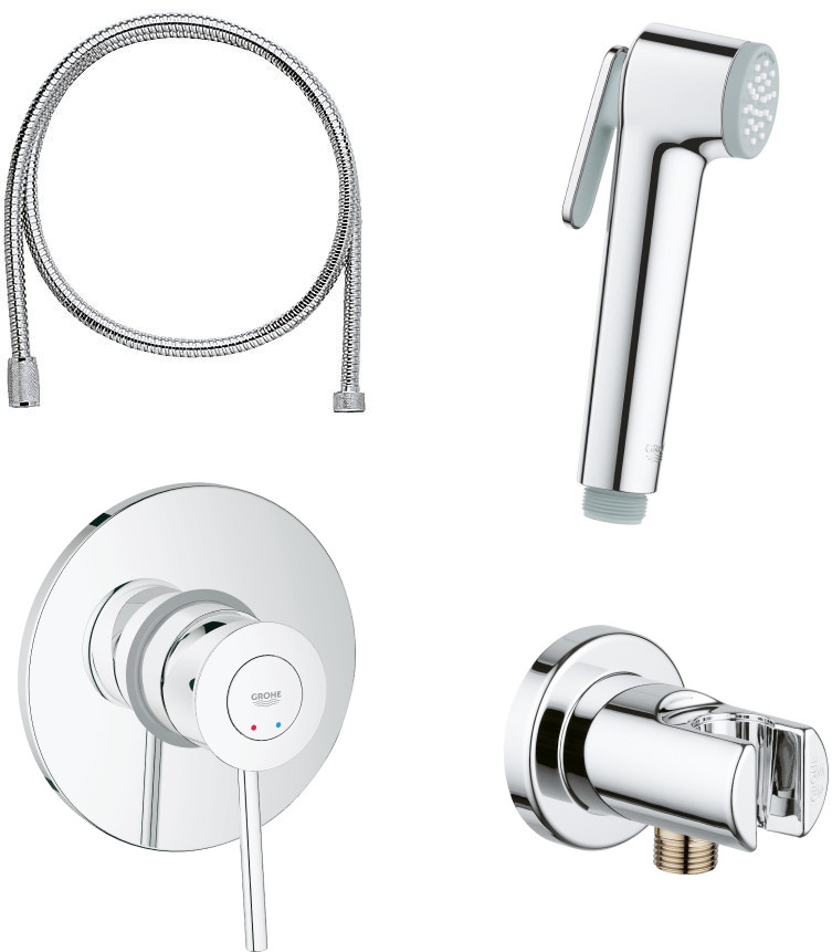 Душ гигиенический со смесителем «BauClassic» | BauClassic | Grohe