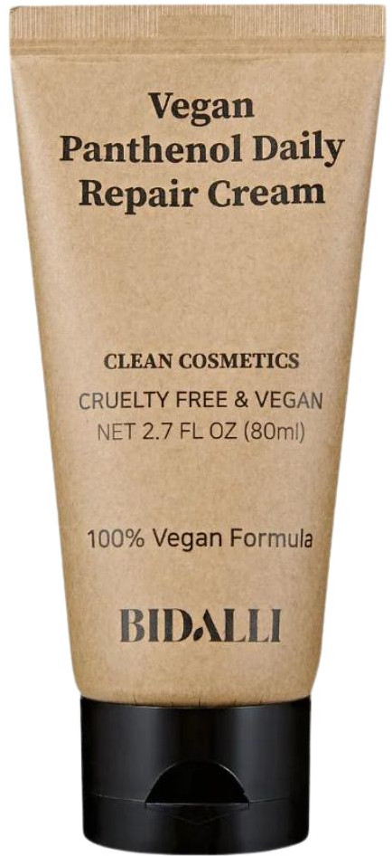 Восстанавливающий веганский крем для лица «Vegan Panthenol Daily Repair Cream» | Bidalli