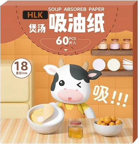 Абсорбирующая бумага для удаления масла