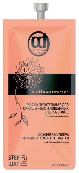 Питательная маска для волос с аргановым маслом и кератином