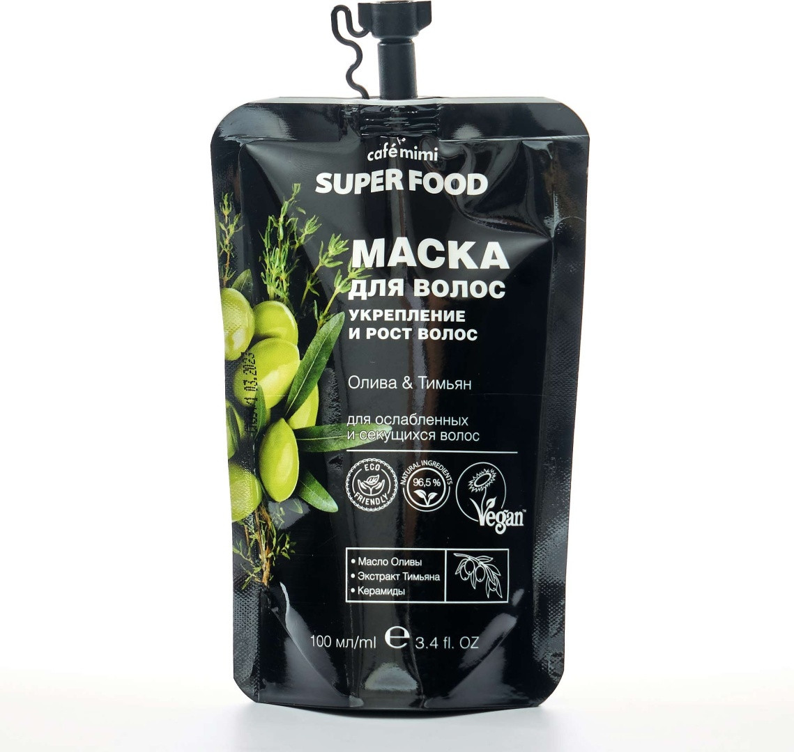 Маска для волос укрепляющая «Олива и тимьян»