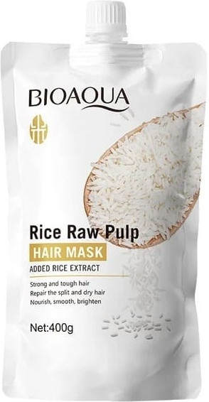 Маска для волос с экстрактом риса «Rice Raw Pulp Hair Mask»