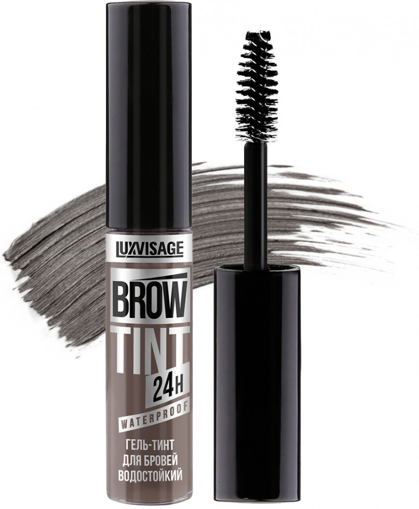 Водостойкий гель-тинт для бровей «Brow Tint Waterproof 24h», оттенок 104 Taupe Grey | LuxVisage