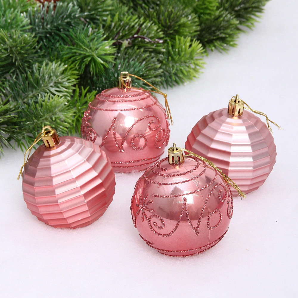 Набор шаров «Зимний коллаж» | Серпантин