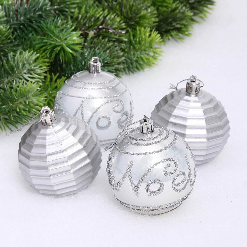 Набор шаров «Зимний коллаж» | Серпантин