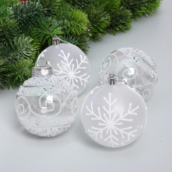 Набор шаров «Морозная вуаль»