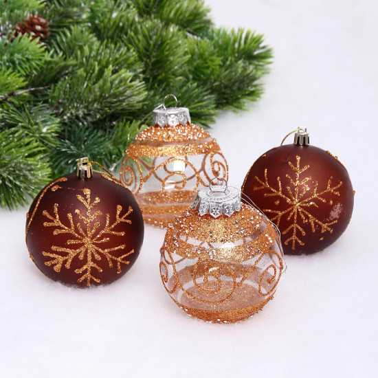 Набор шаров «Морозная вуаль»