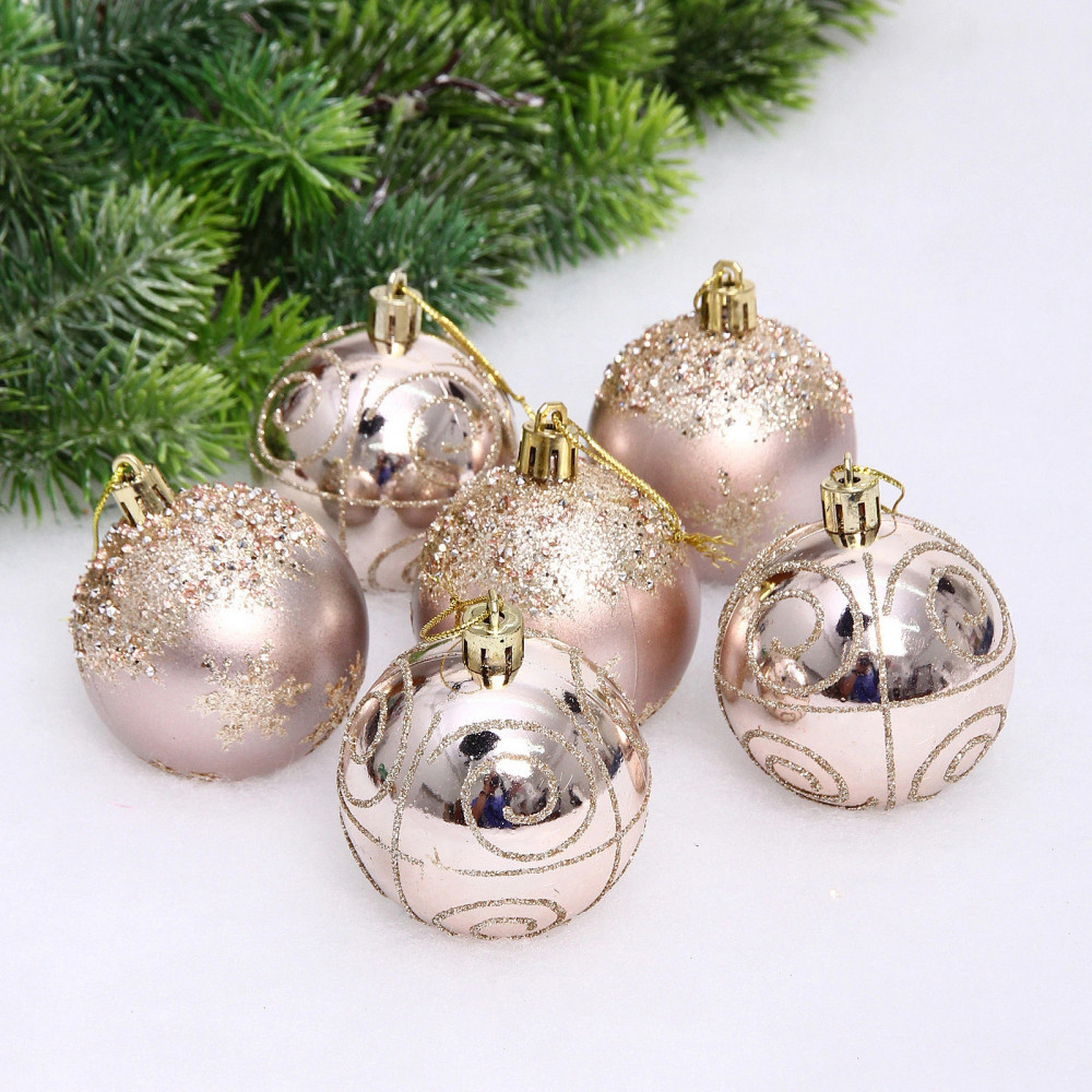 Набор шаров «Снежный трепет» | Серпантин