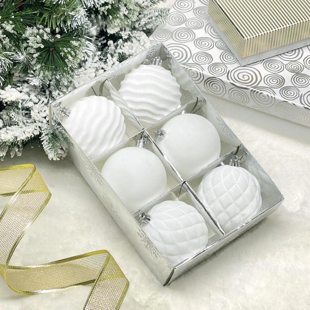 Набор шаров «Стильная зима» | Серпантин