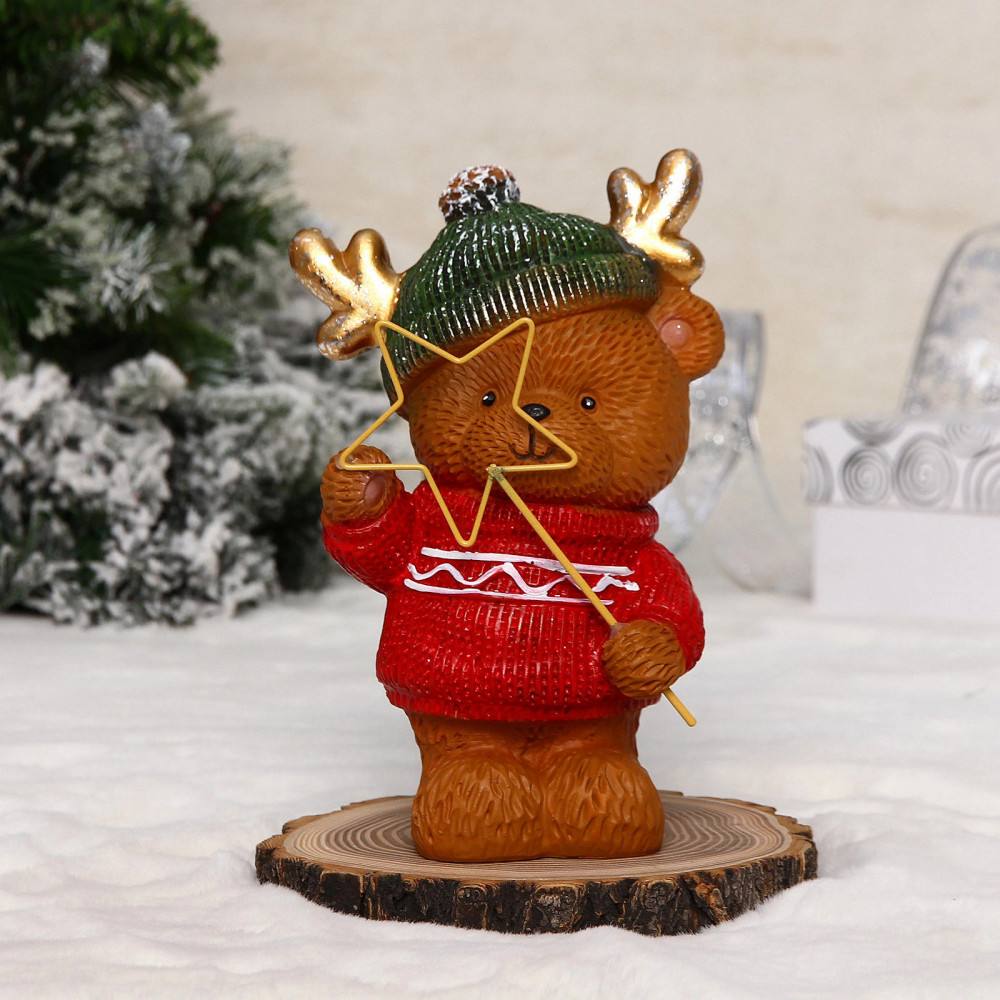 Фигурка «Мишка со звёздочкой» | Серпантин