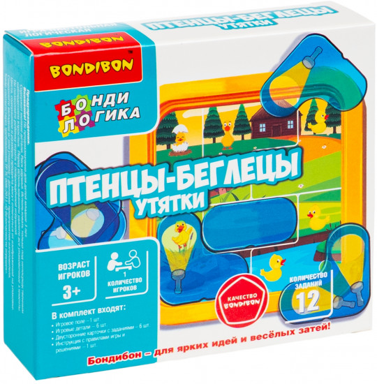 Игра логическая «Птенцы-беглецы. Утятки»