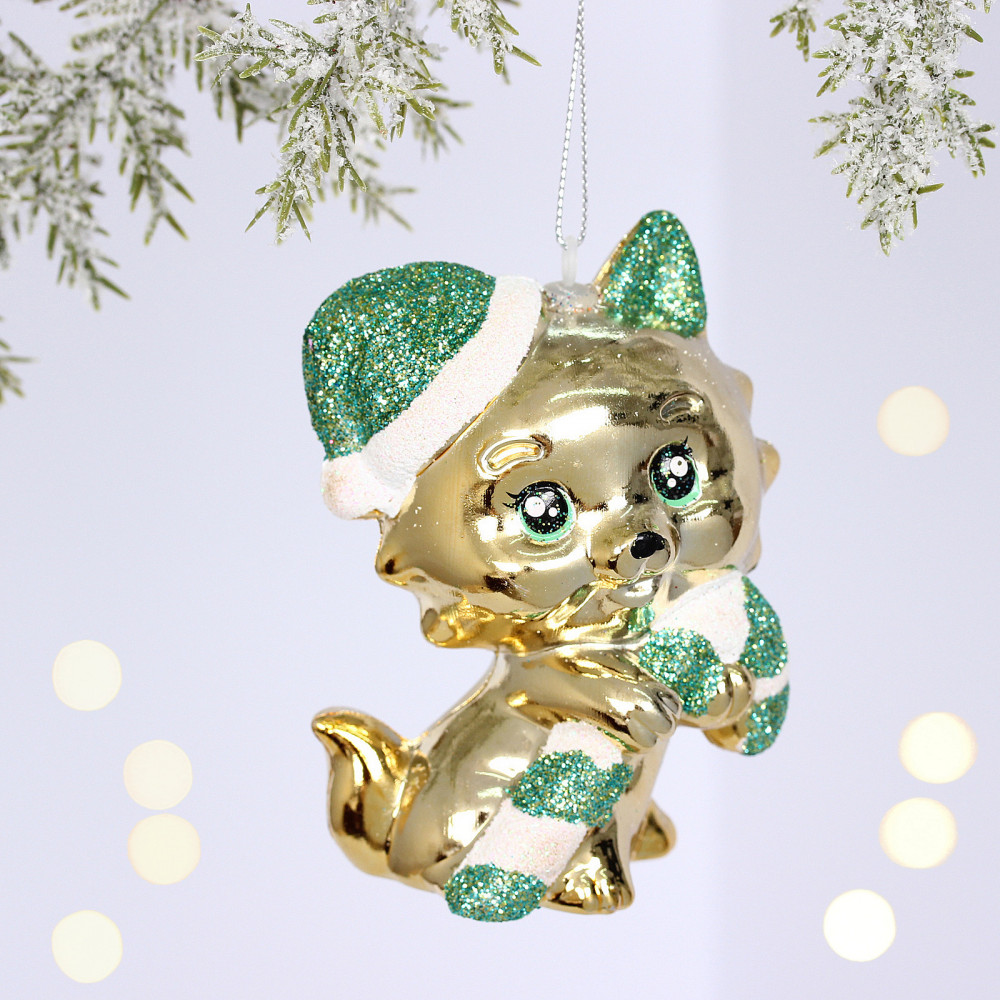 Игрушка елочная «Весёлый котёнок» | Серпантин