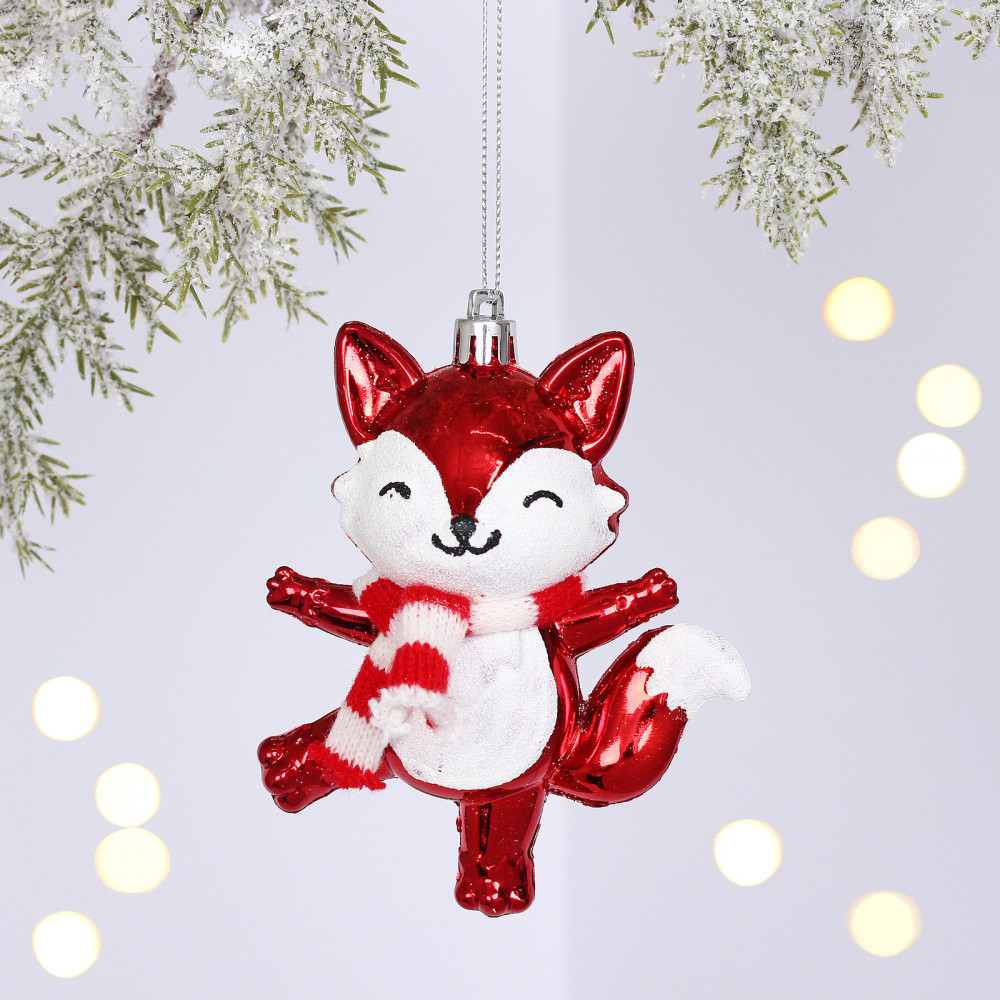 Игрушка елочная «Весёлый лисёнок» | Серпантин