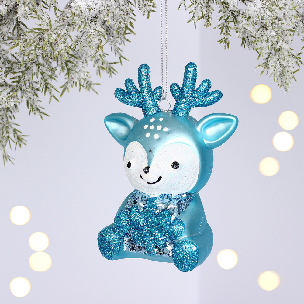 Игрушка елочная «Весёлый оленёнок» | Серпантин