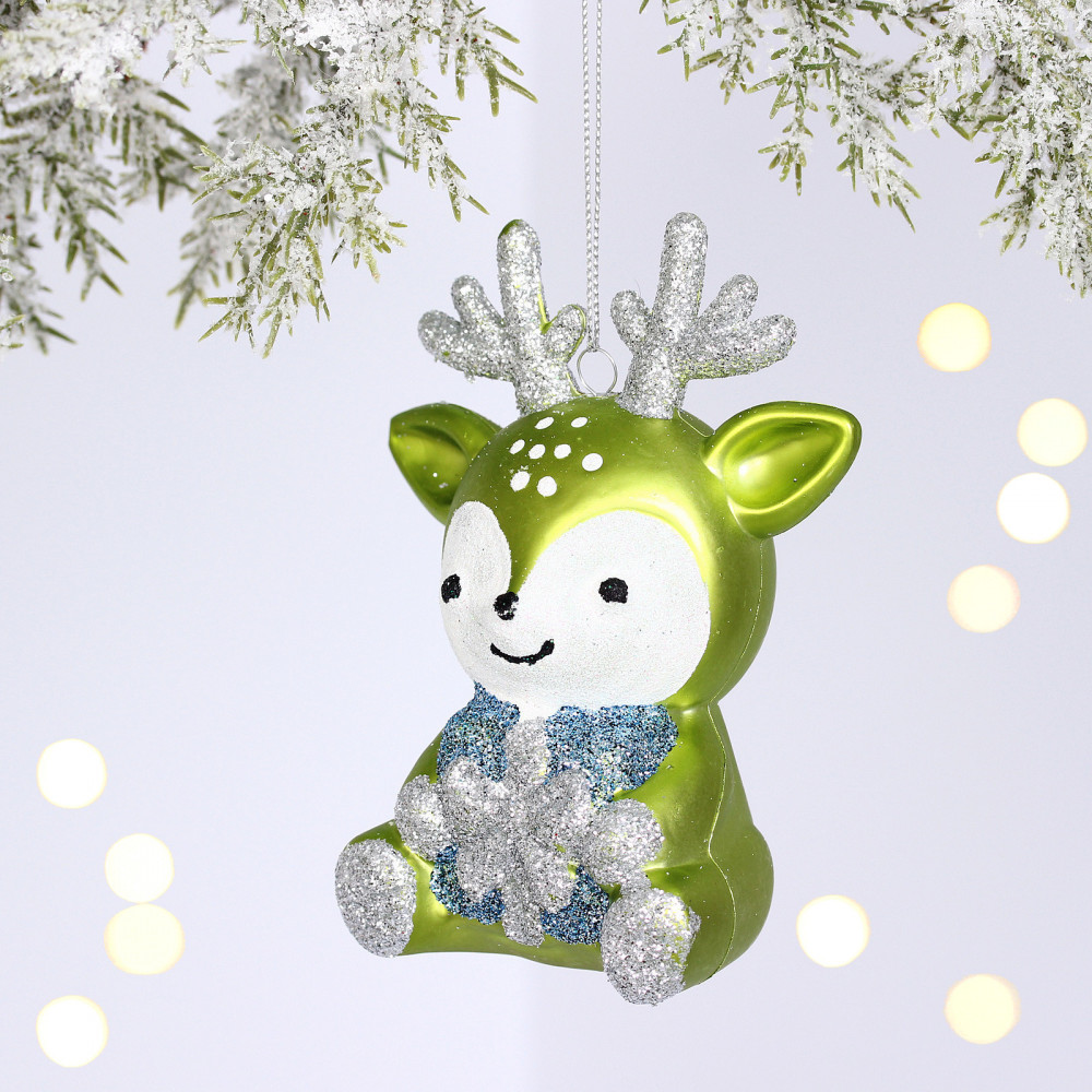 Игрушка елочная «Весёлый оленёнок» | Серпантин