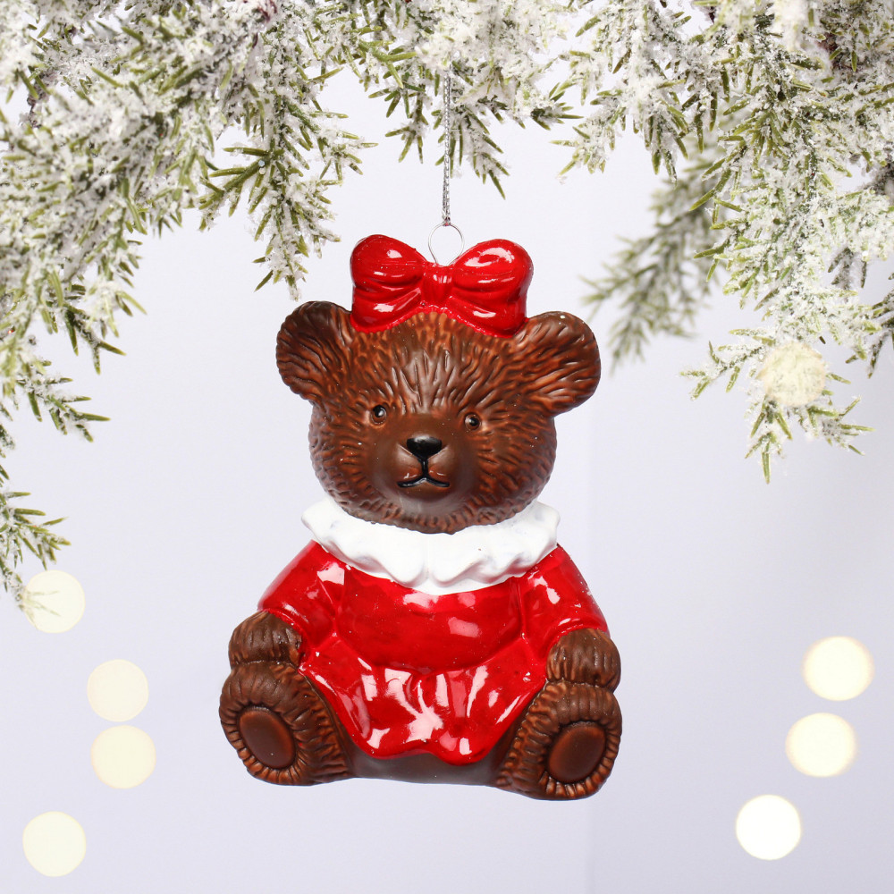 Игрушка елочная «Милая медведица» | Серпантин