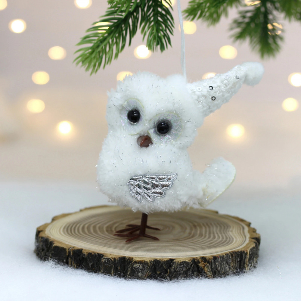 Подвеска елочная«Изящная сова» | Серпантин