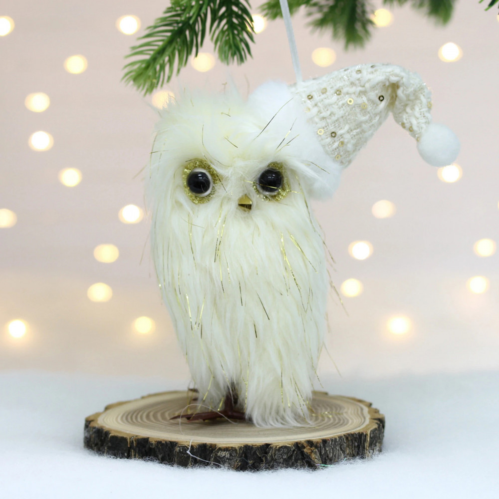 Подвеска елочная«Совушка в шапке» | Серпантин