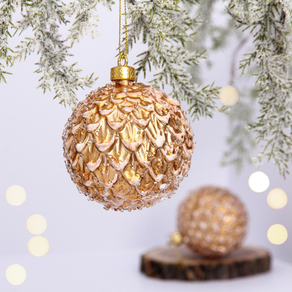 Набор игрушек елочных «Еловый шар» | Серпантин