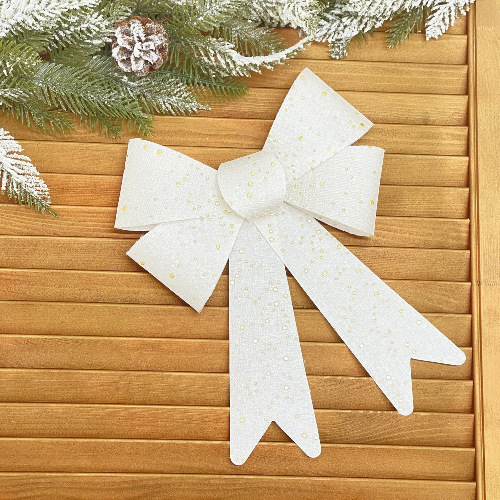 Бант на ёлку «Зимнее волшебство» | Серпантин