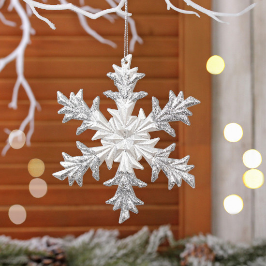 Подвеска «Морозная снежинка»