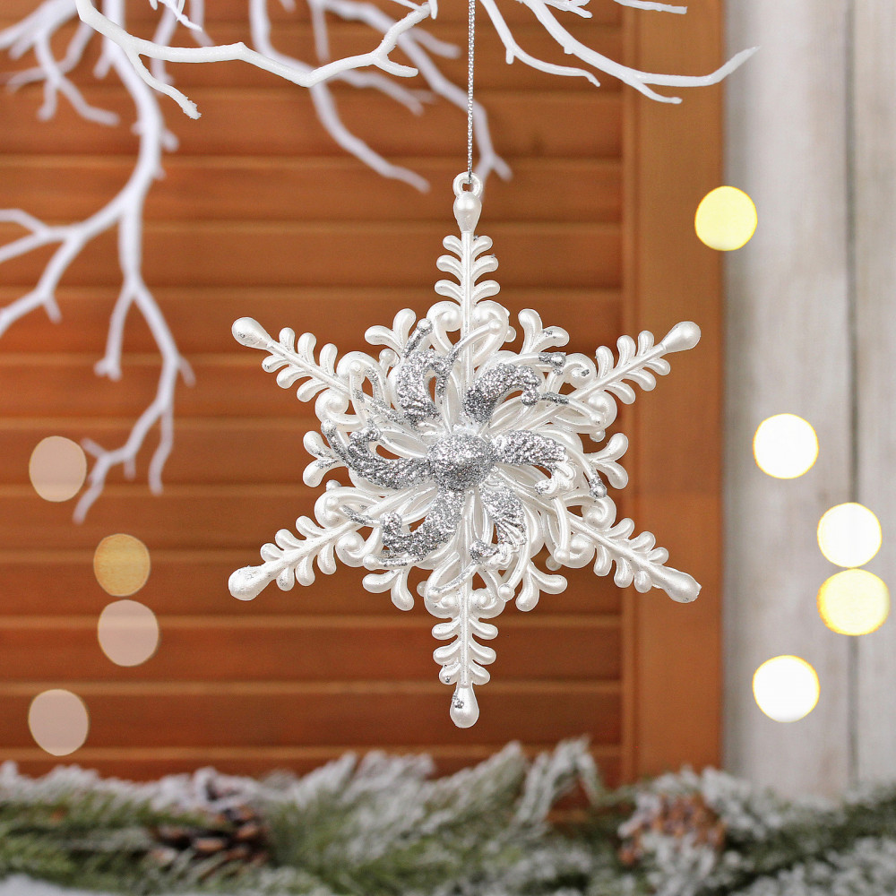 Подвеска «Морозная снежинка» | Серпантин