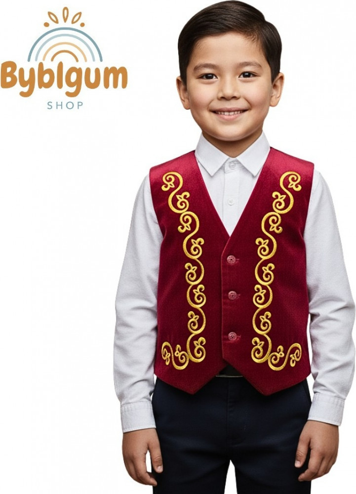 Национальный жилет для мальчика