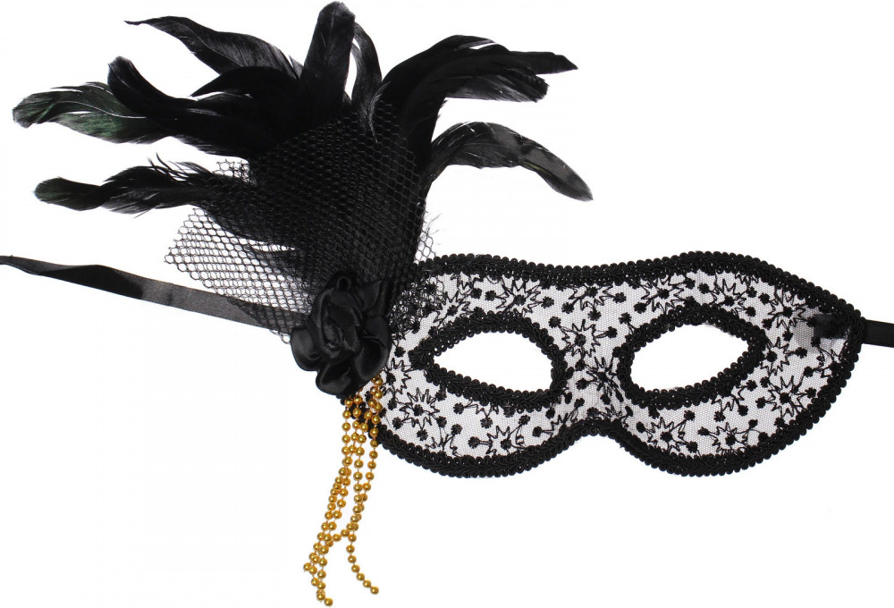 Маска карнавальная «Изящный жемчуг» | Серпантин