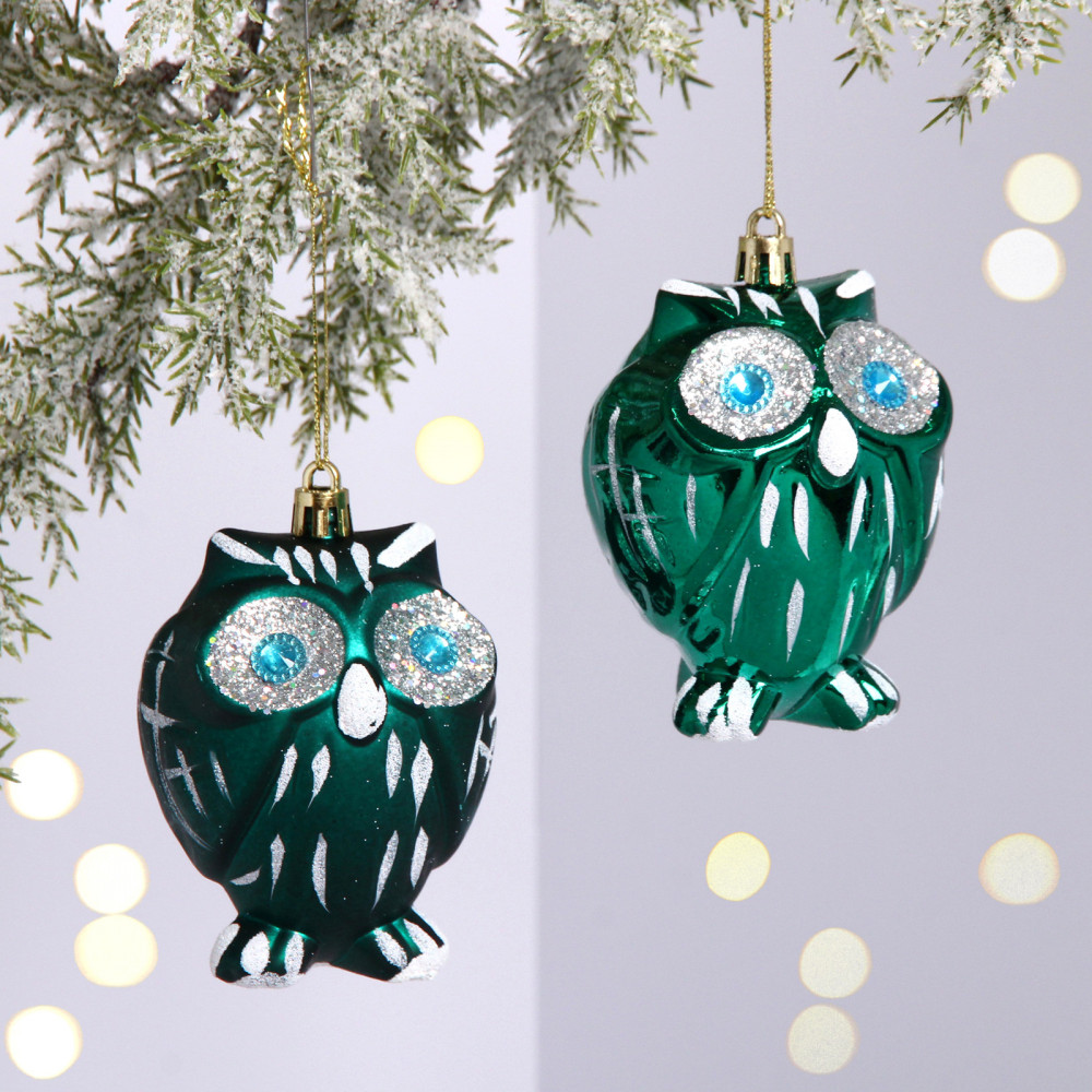 Набор игрушек елочных «Brilliant Owl» | Серпантин