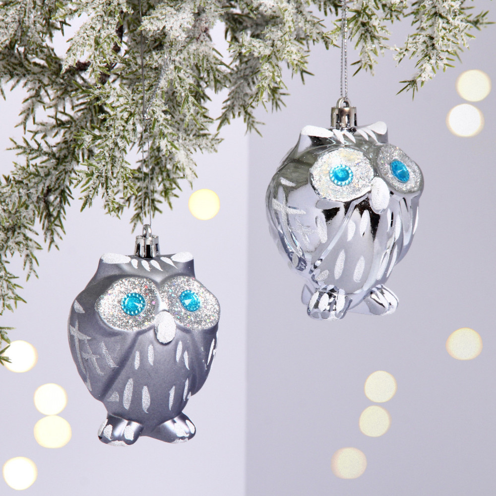 Набор игрушек елочных «Brilliant Owl» | Серпантин