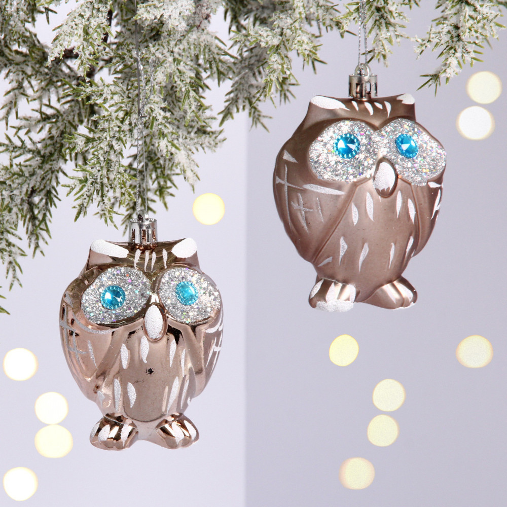 Набор игрушек елочных «Brilliant Owl» | Серпантин