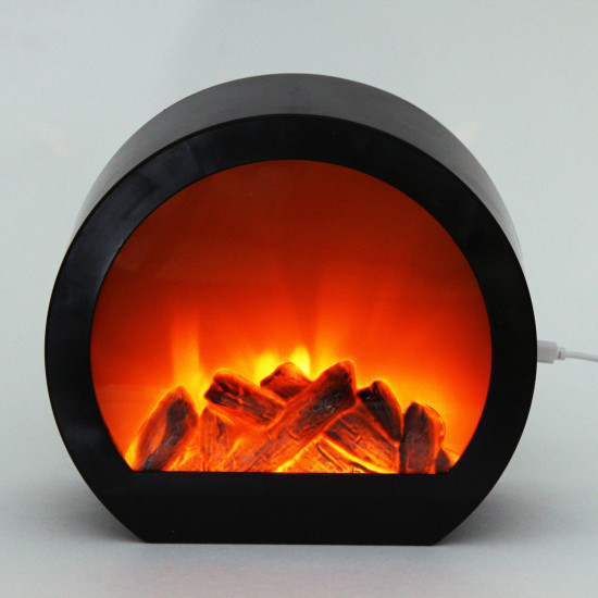 Сувенир с подсветкой «Камин. Огонь»