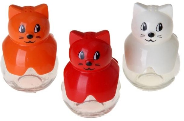 Солонка «Кот» (60 мл), цвет в ассортименте | Herevin