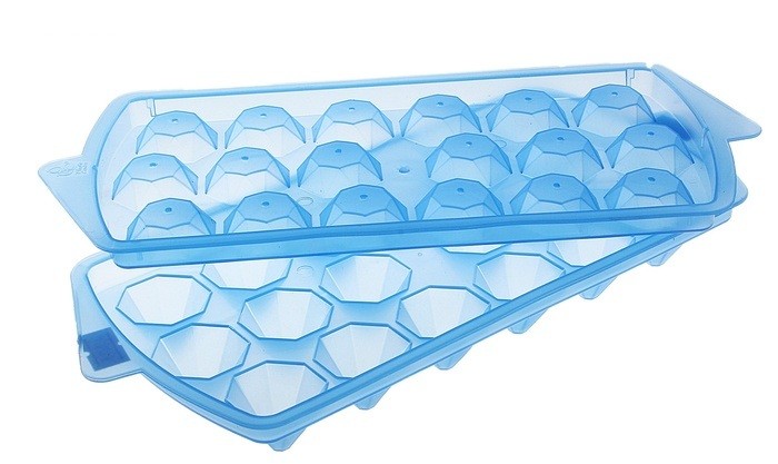 Форма для льда «Luxor», голубая прозрачная | Plastic Centre