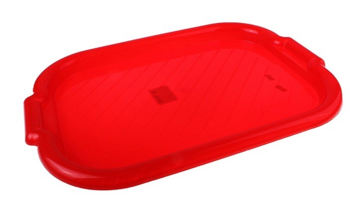 Поднос пластиковый «Универсал», красный | Plastic Centre