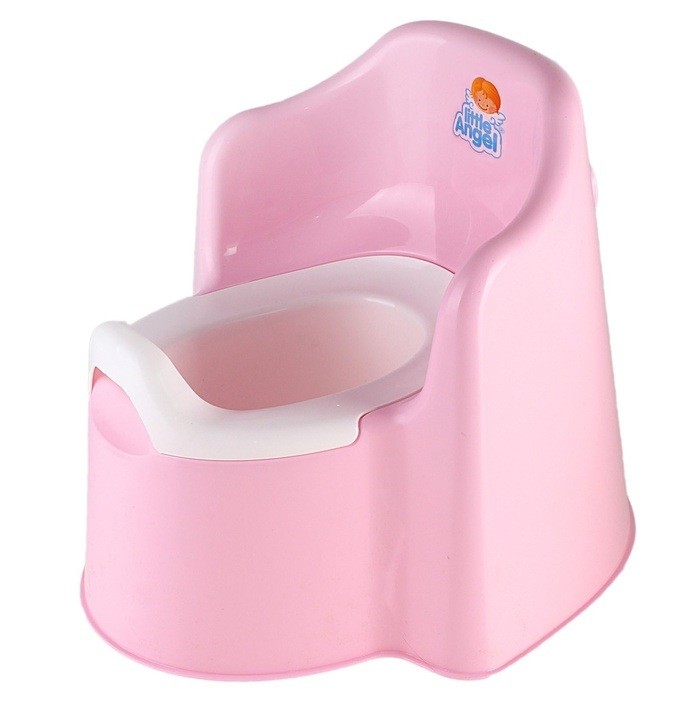 Горшок детский «Little King», цвет розовый | Little Angel