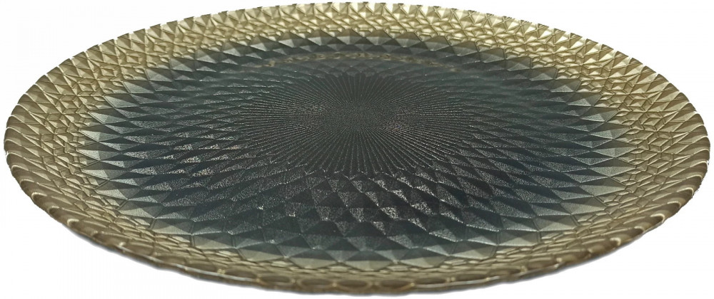 Тарелка «Барокко блэк» | Akcam