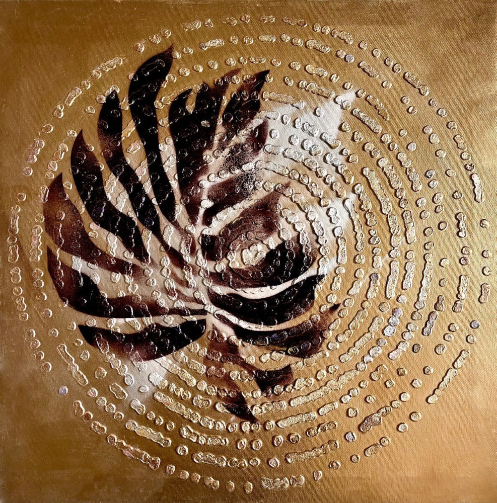 Авторская интерьерная картина «В потоке света» | Good Vibes Art