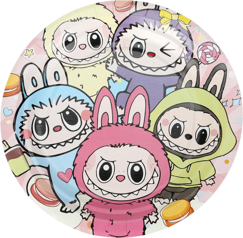 Набор тарелок одноразовых «Весёлый монстрик» | Чудо праздник