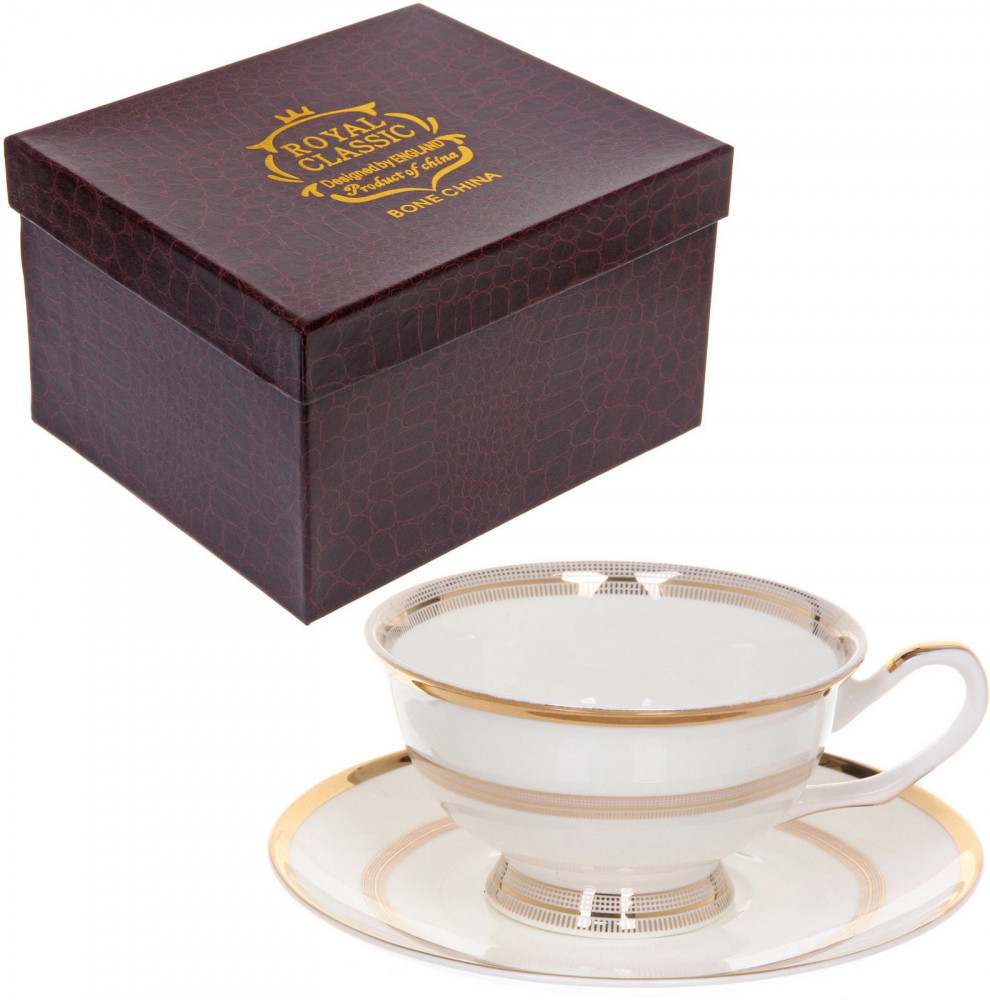 Чайная пара «Royal classic. Золотая классика» | Huangyan Shunchang suliaogong