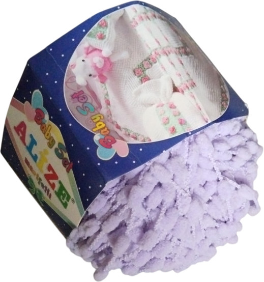 Помпонная пряжа «Marifetli», цвет 547 Светло-фиолетовый | Alize