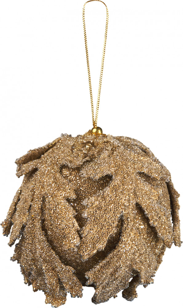 Ёлочная игрушка «Шар с листьями» | Премиум | Christmas DeLuxe