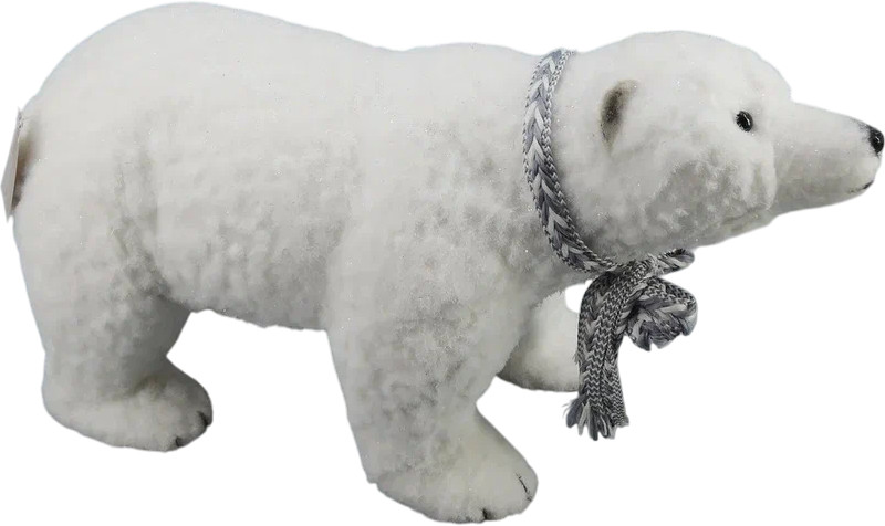 Фигурка декоративная «Медведь в сером шарфе» | Феникс Презент