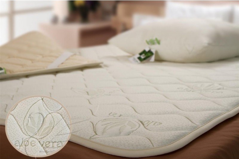 Наматрасник «Aloe Vera»» (2-спальный, fiber, 160 х 200 см) | Aloe Vera | Goldtex