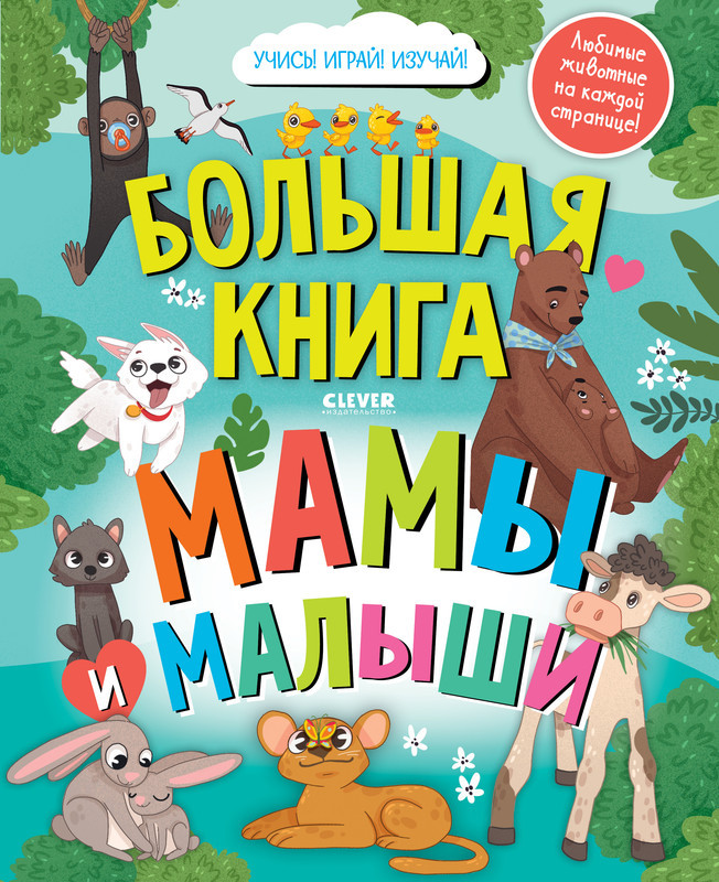 Большая книга «Мамы и малыши» | Найди и покажи