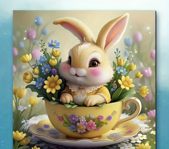 Алмазная мозаика «Зайка»