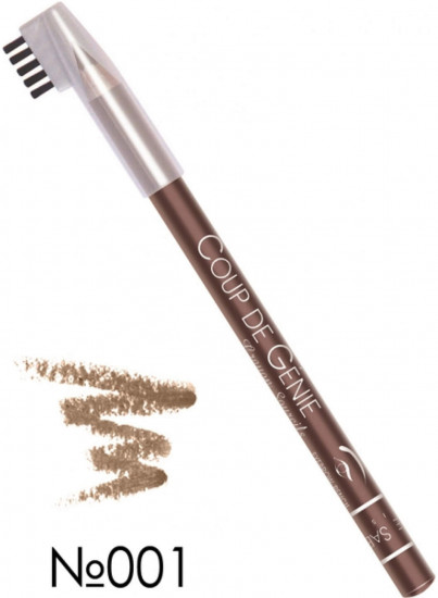 Карандаш для бровей «Coup De Génie», оттенок 001 Бежевый
