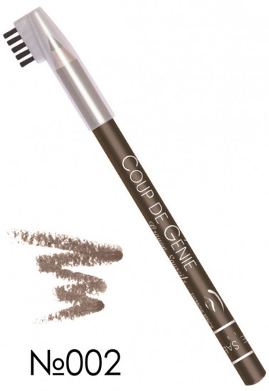 Карандаш для бровей «Coup De Génie», оттенок 002 Серо-коричневый