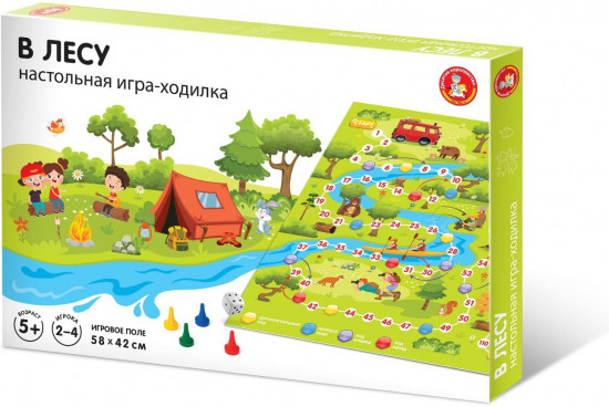 Настольная игра-ходилка «В лесу»
