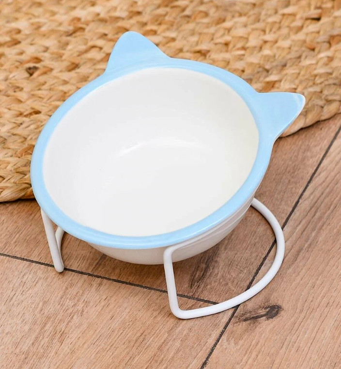 Миска на подставке для кошек и собак мелких пород «Милка» | Petshop